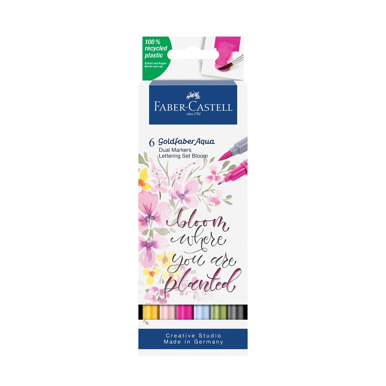 Faber-Castell æske med 6 dobbelt markers