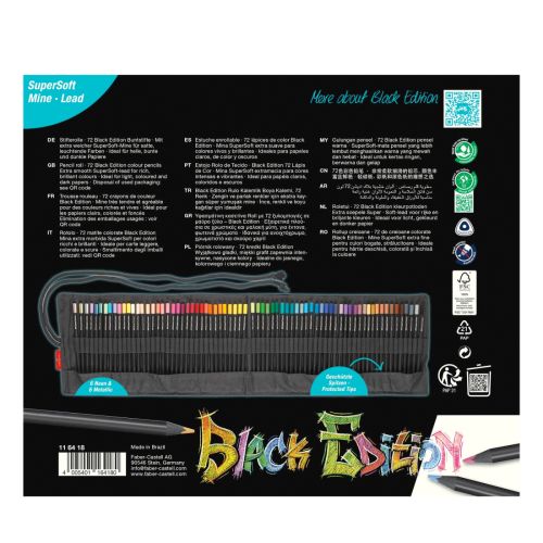 Faber-Castell farveblyanter 72 Black Edition
