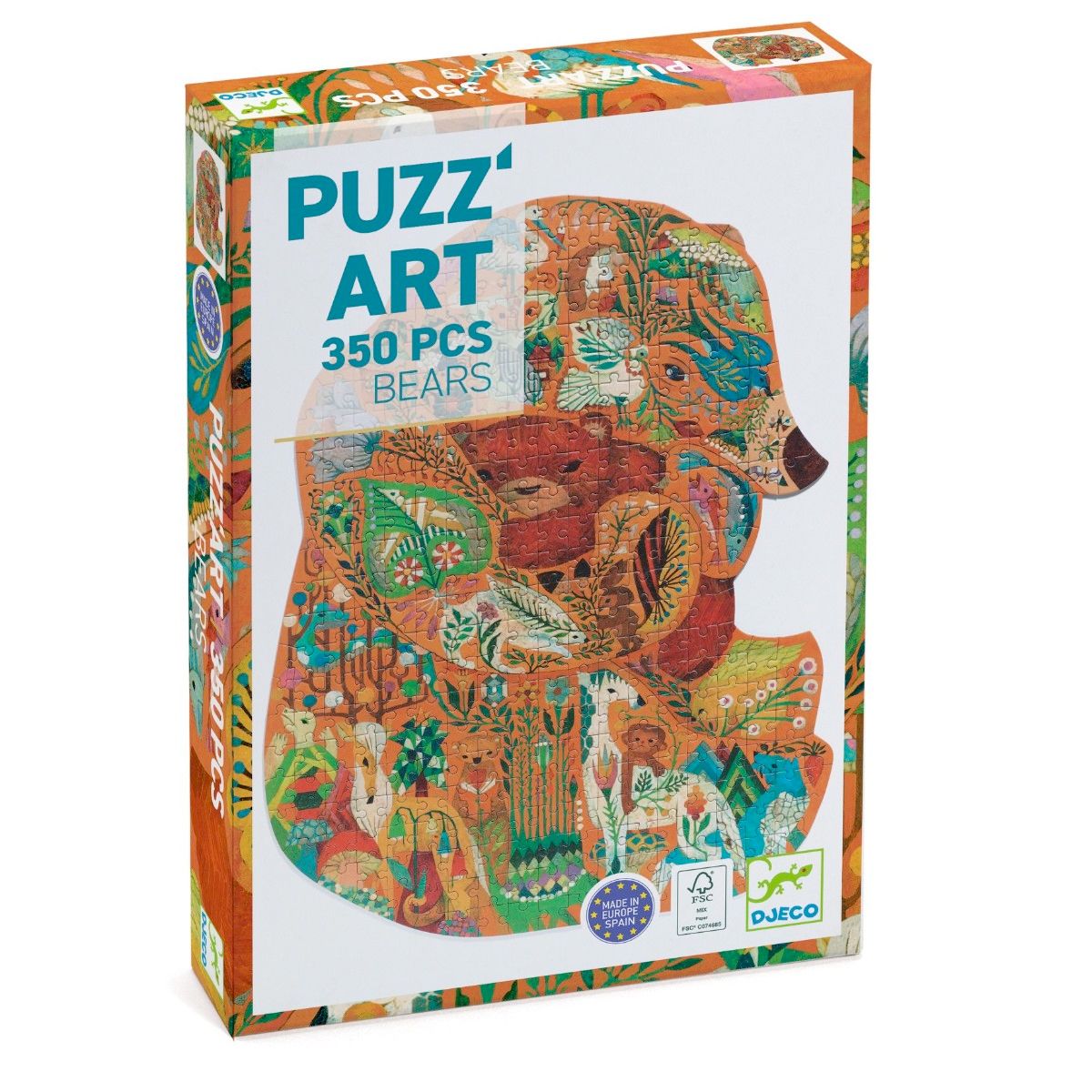 Djeco Puslespil puzz' art 350 Bjørne