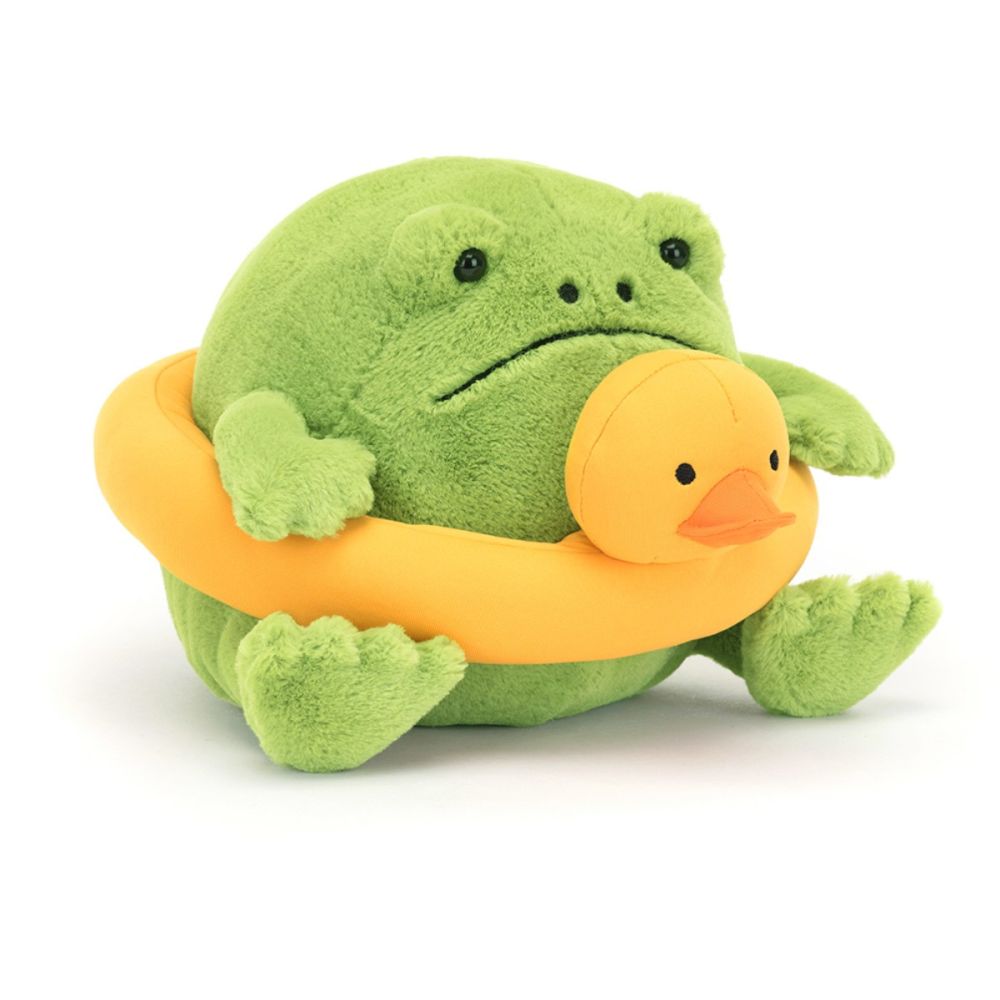 Jellycat Ricky Frø med badering