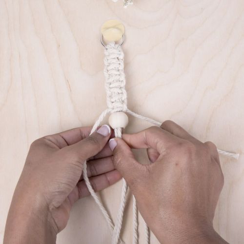 Knyttesæt DIY 3 Macrame nøgleringe