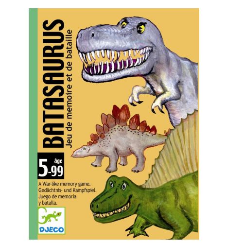 Djeco kortspil med dinosarus krig