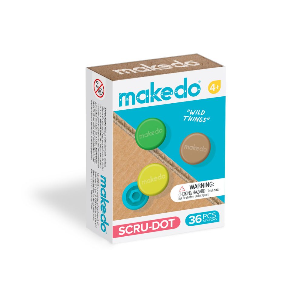 MakeDo Byg med pap, Scru-Dot 'Wild Things' (MD-MD001) 