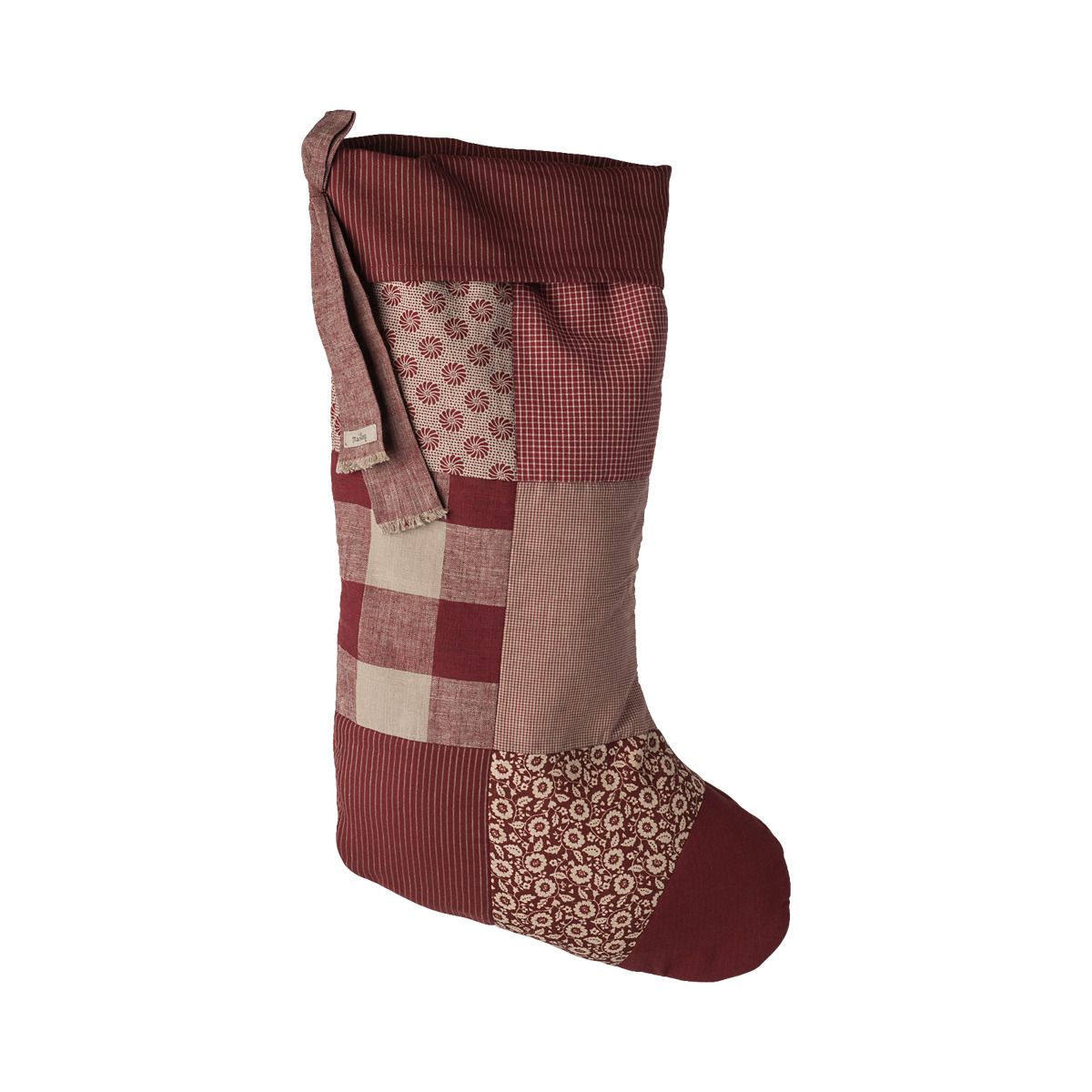 Maileg Stor Julestrømpe Patchwork Blomster