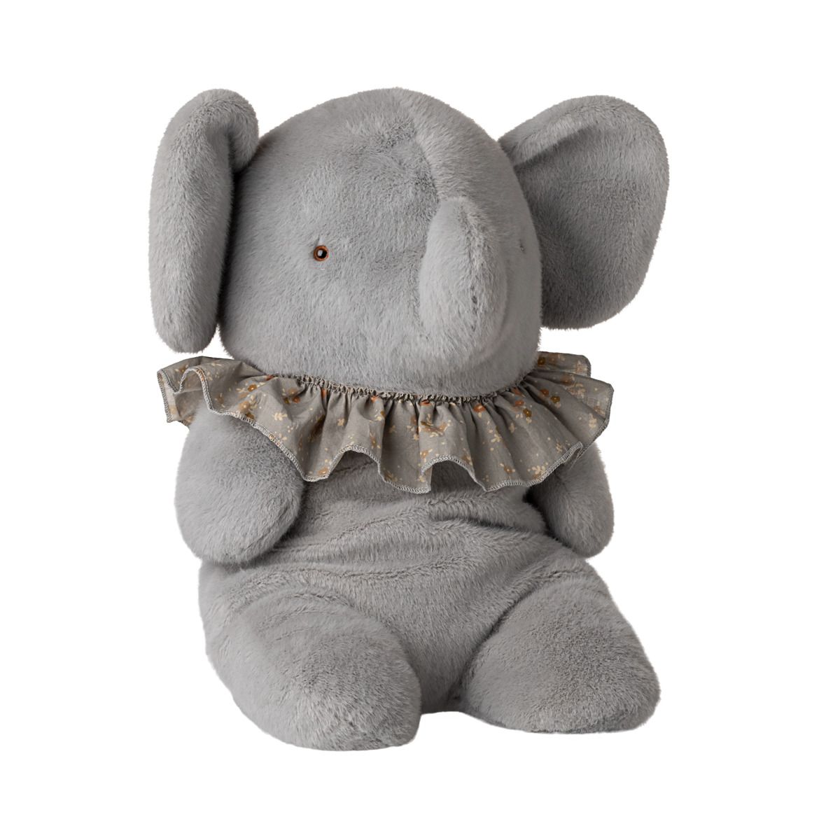 Maileg Stor plush elefant i Blågrå