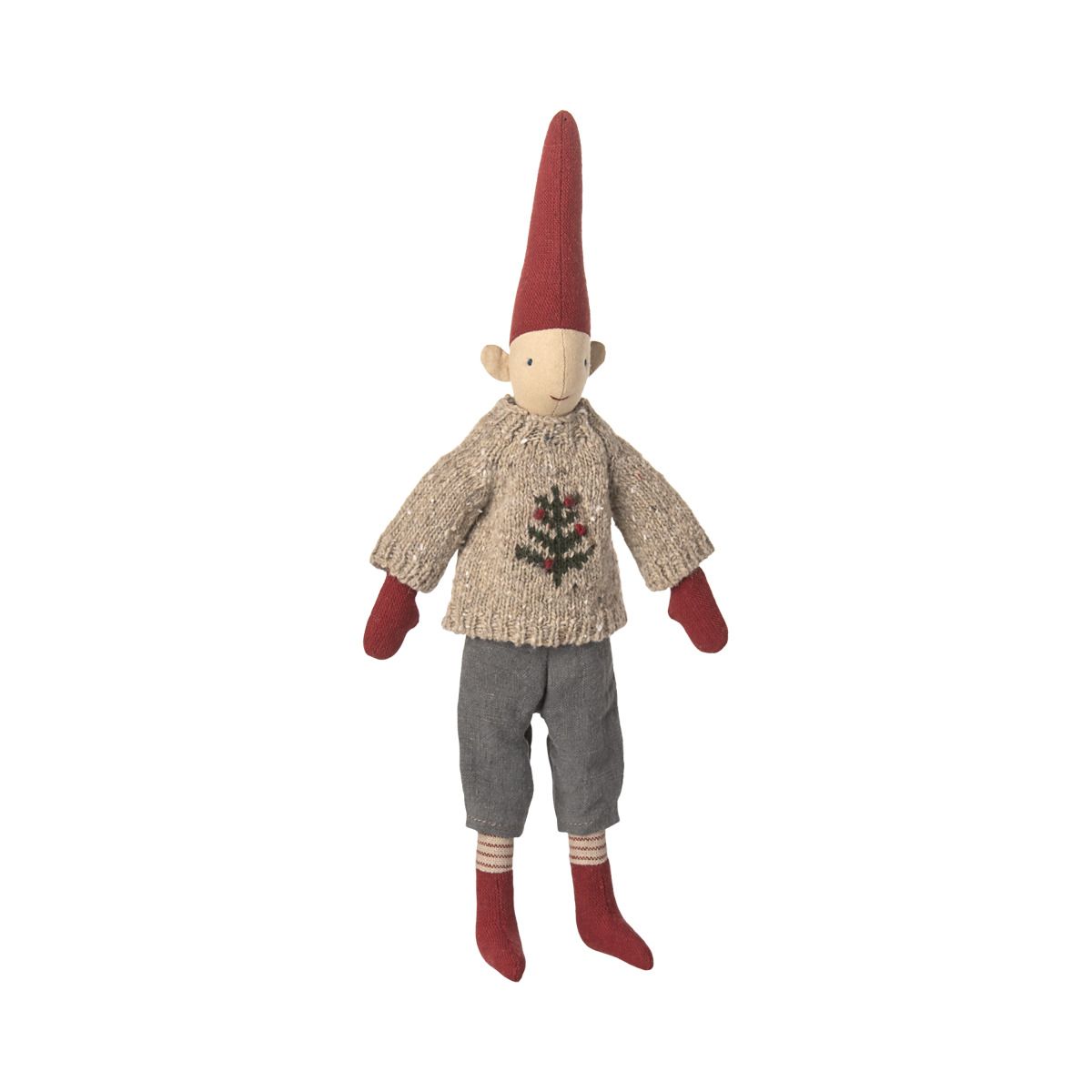 Maileg Mini nisse 2025 size 2 - Dreng Juletræ strik