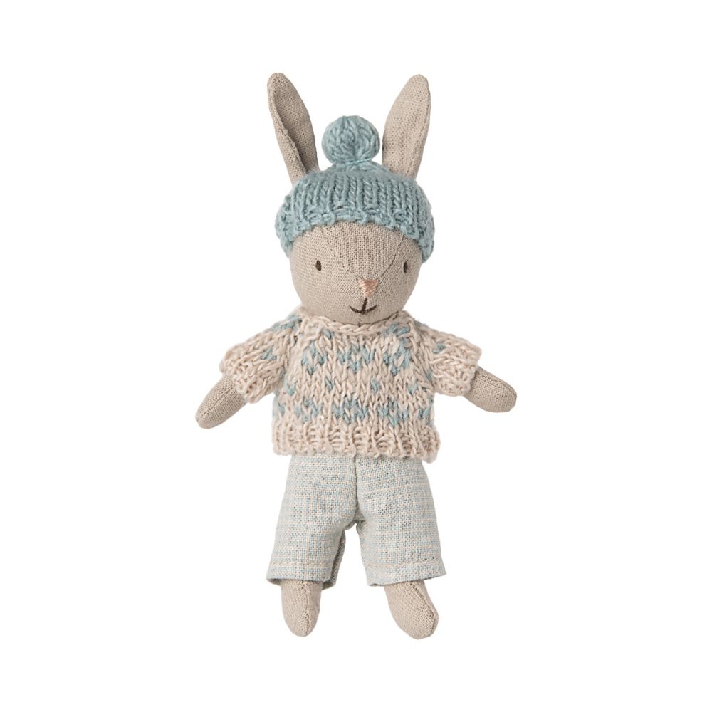 Maileg Micro vinter kanin - Mint