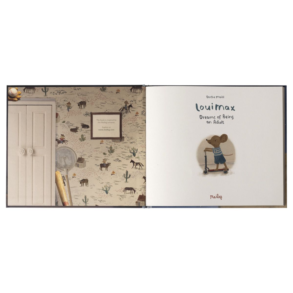 Maileg LouiMax Book - Dreams of being an adult