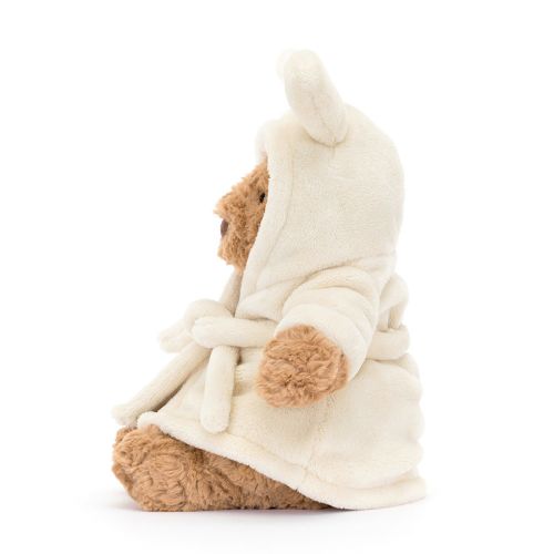 Jellycat Bartholomew Bjørn med badekåbe