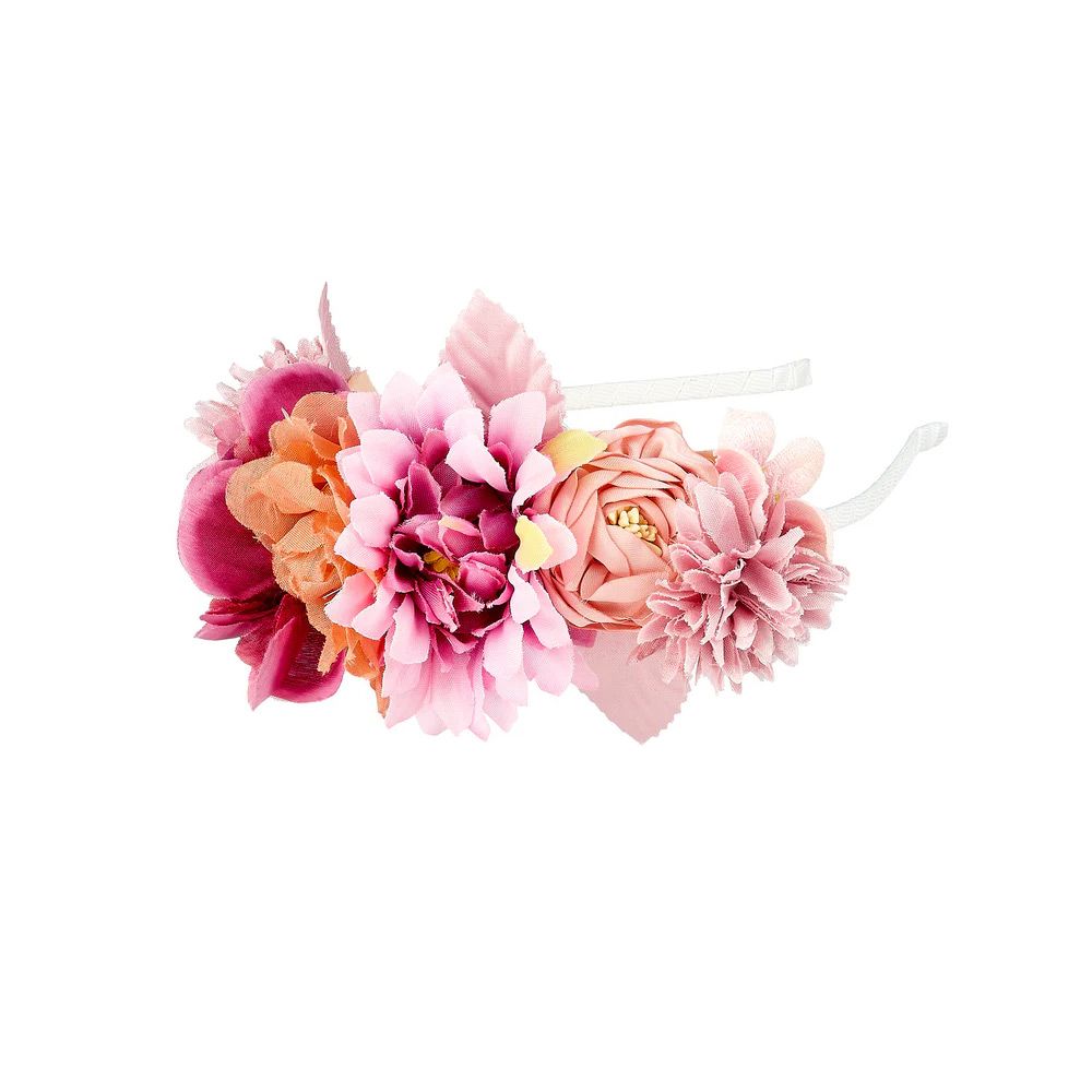 Hårbøjle med blomster