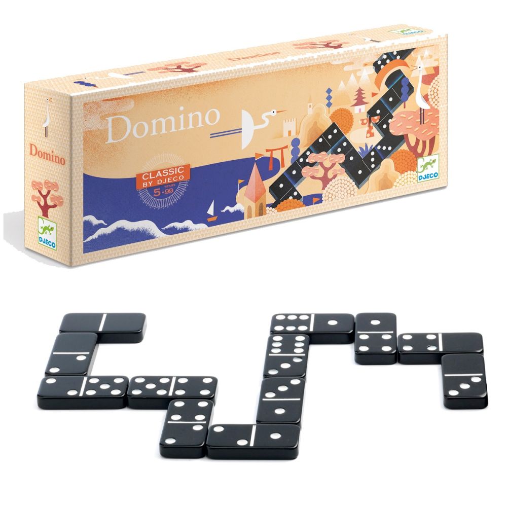 Djeco domino brikker i gaveæske 