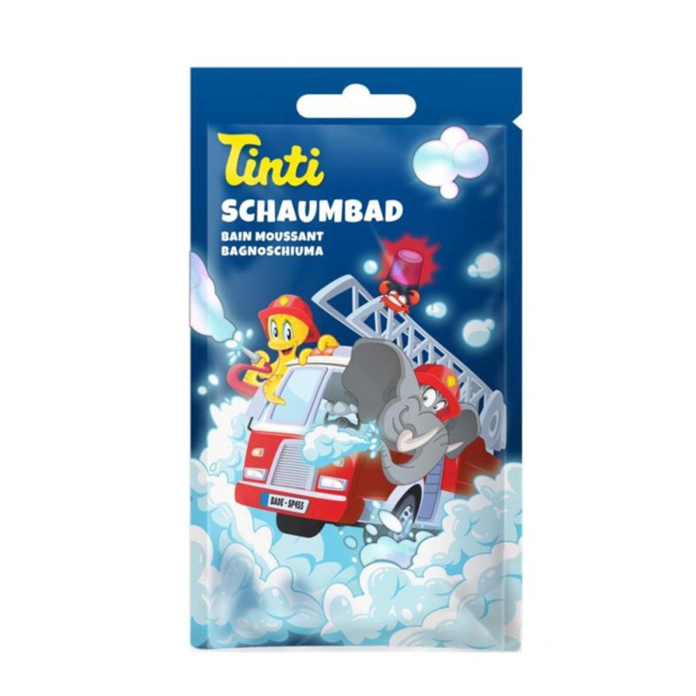Tinti Boblende skumbad blå Brandmand
