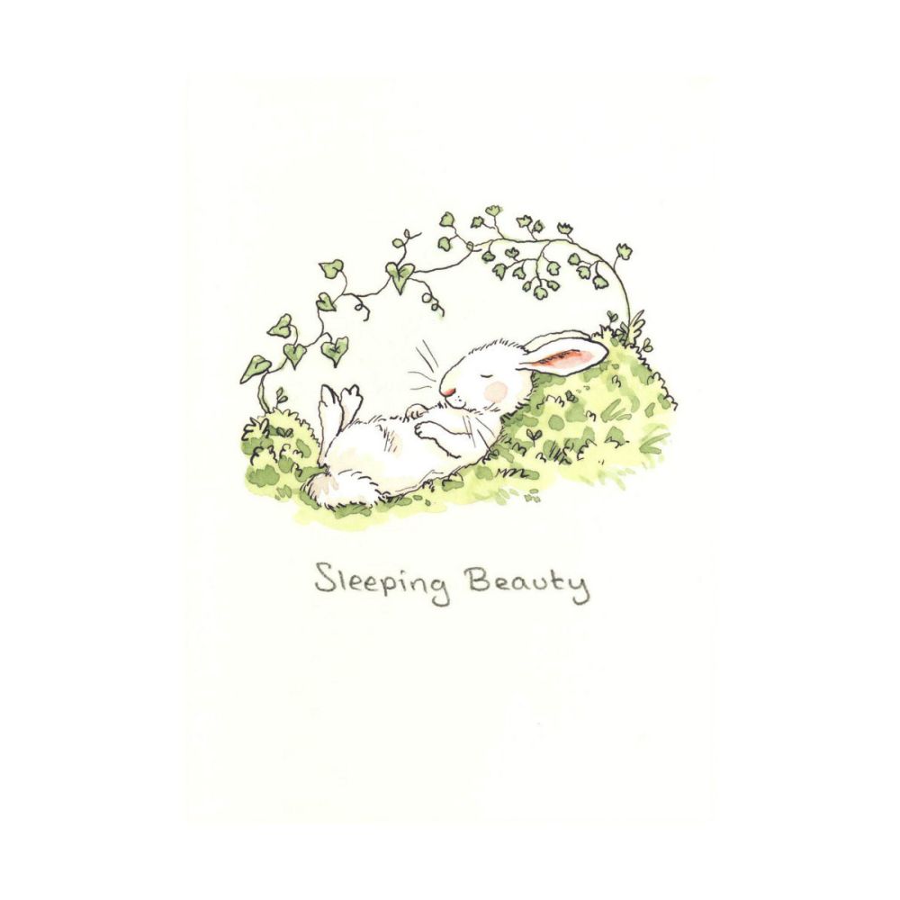 Dobbeltkort med kuvert 'Sleeping Beauty'