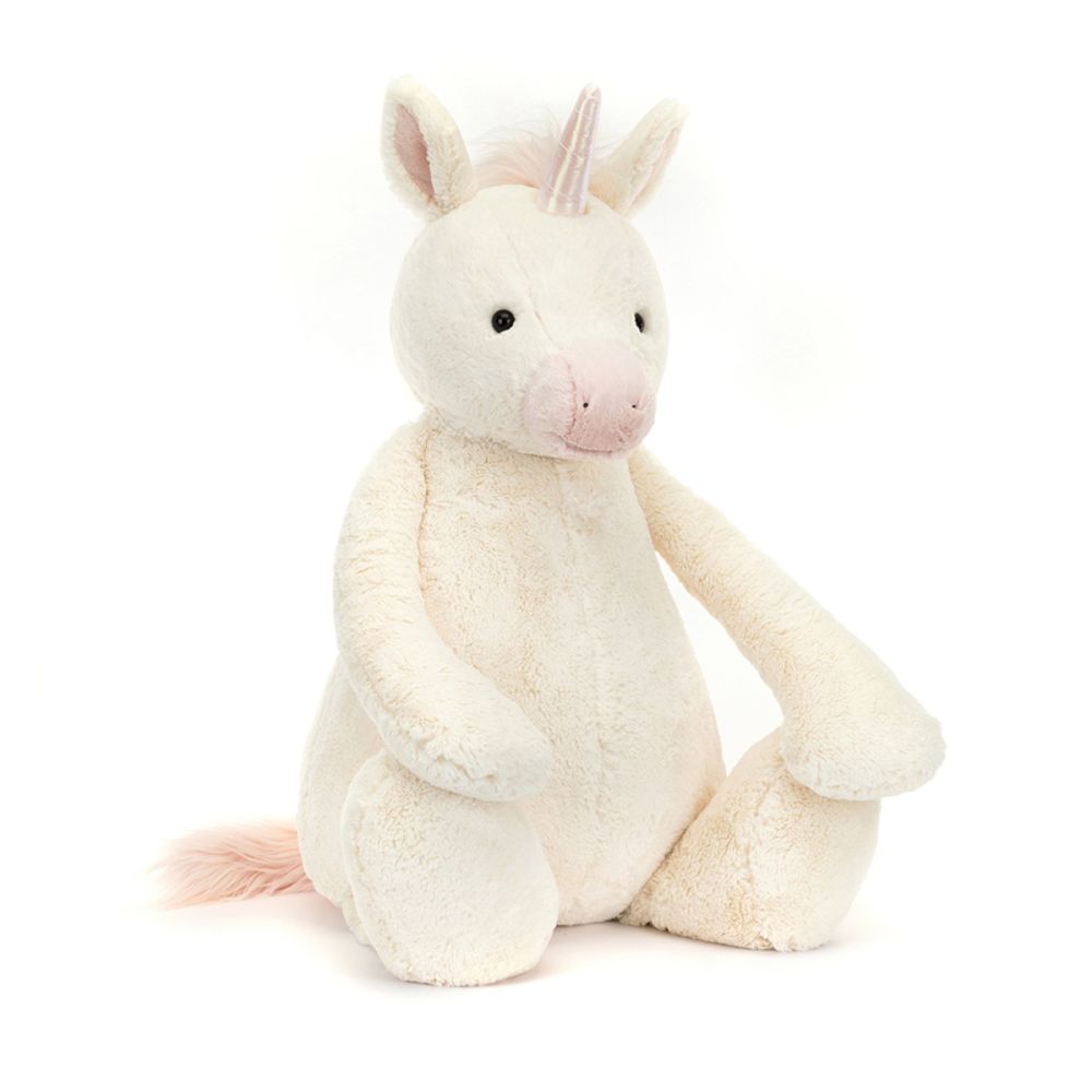 Jellycat Bashful Enhjørning Kæmpe 108 cm