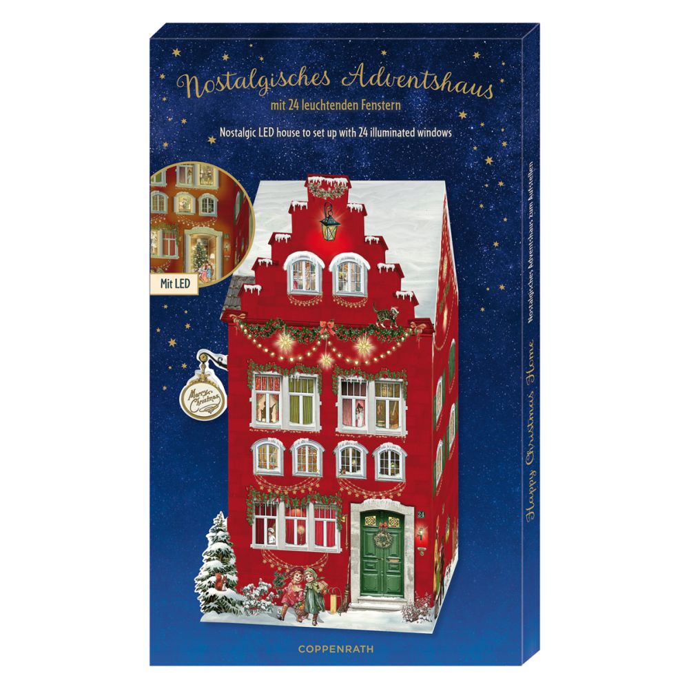 Julekalender Julehus med låger og lys 3D (SP95838)