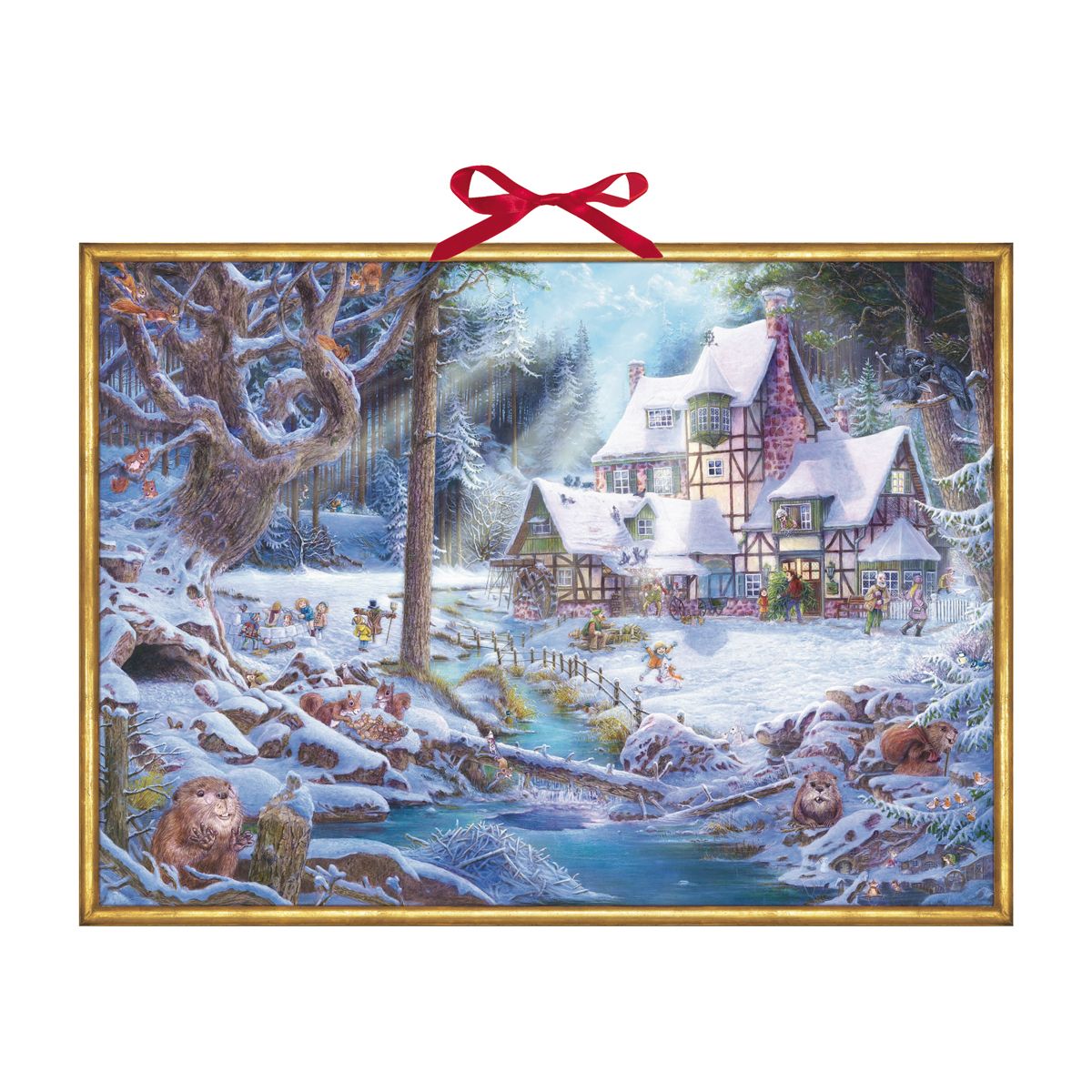 Julekalender lågekalender Jul på møllen