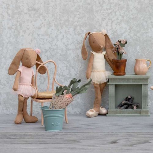 Maileg Vintagestol Mini - Mørk pudder