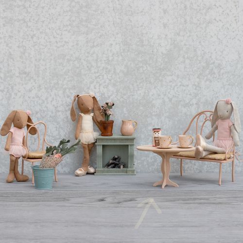 Maileg Vintagebænk Mini - Mørk pudder