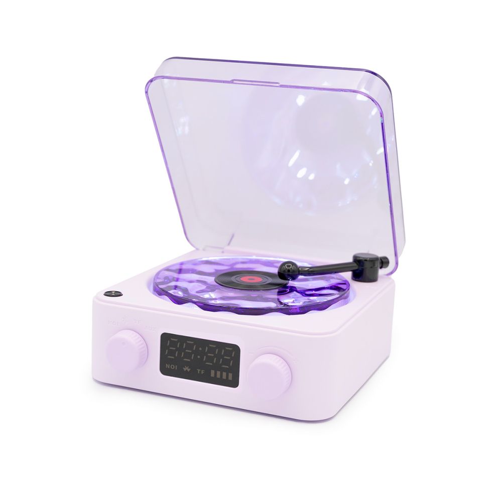 Magic Wave Natlampe med 4 funktioner Lilla