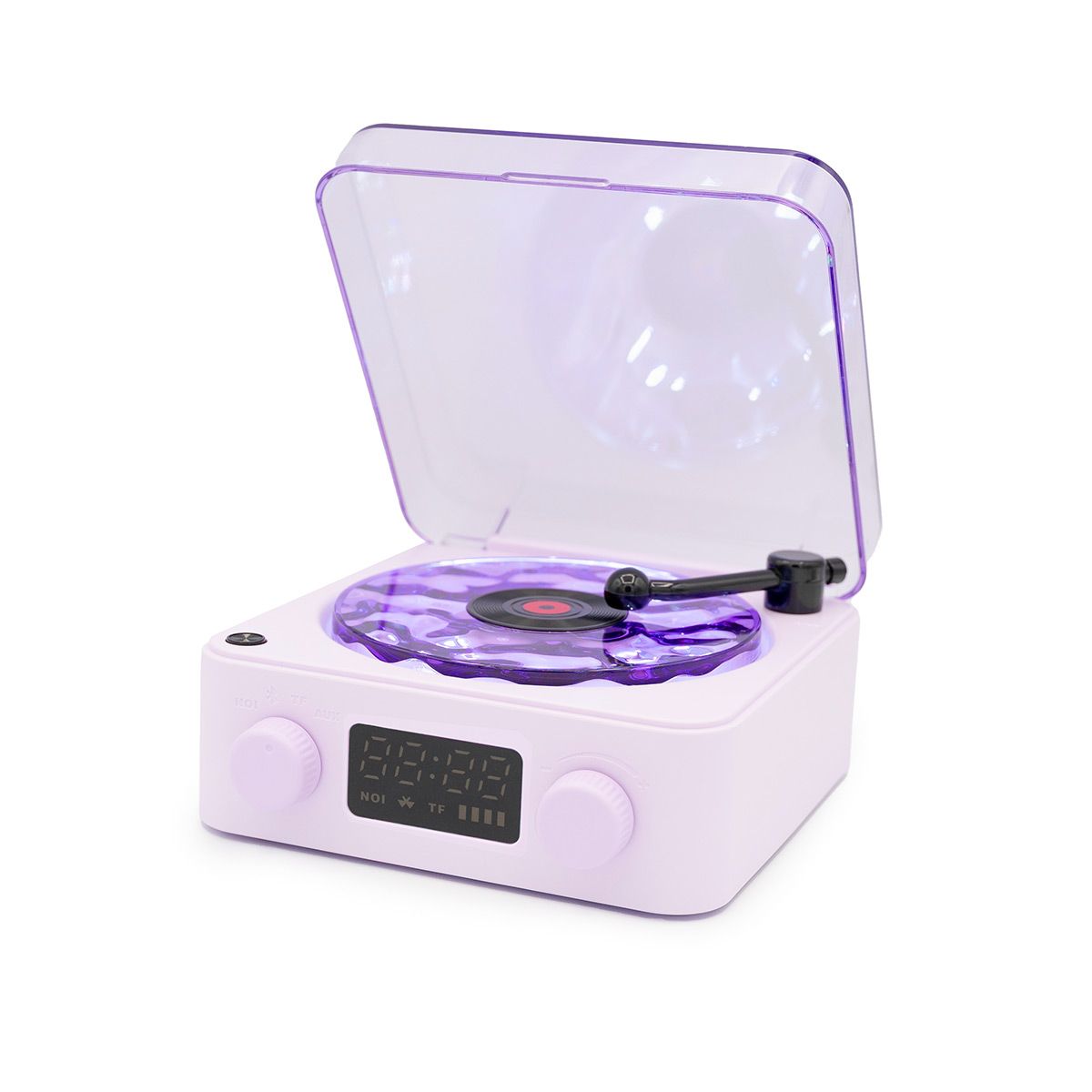 Magic Wave Natlampe med 4 funktioner Lilla