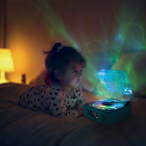Magic Wave Natlampe med 4 funktioner Grøn