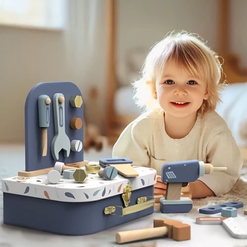 Speedy Monkey Værktøjsbord i kuffert 19 dele