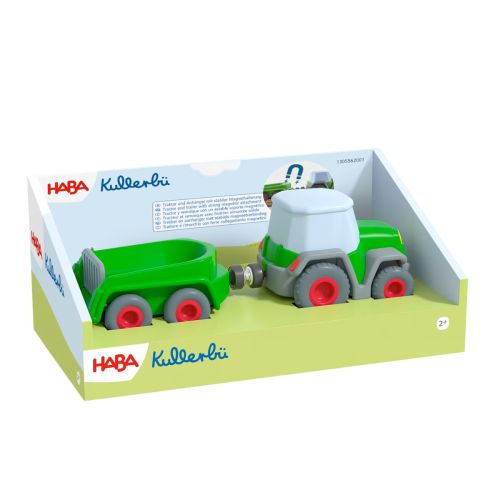 HABA Rollerby traktor med anhænger