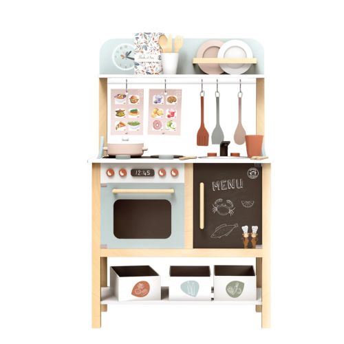 Legekøkken i træ inkl 20 dele