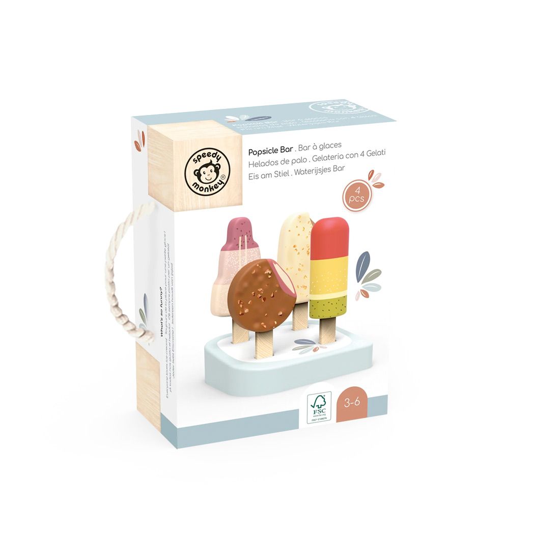 Speedy Monkey Legemad Is i træ