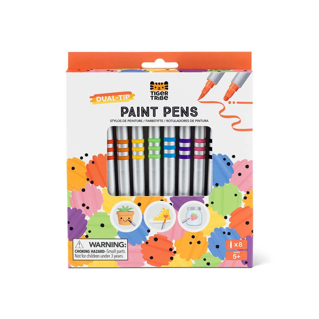 Tiger Tribe maling tusser 8 stk