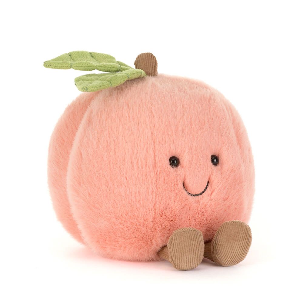 Jellycat Amuseables Fersken bamse peach