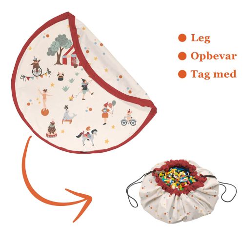 Play & Go legetæppe 2i1 Cirkus