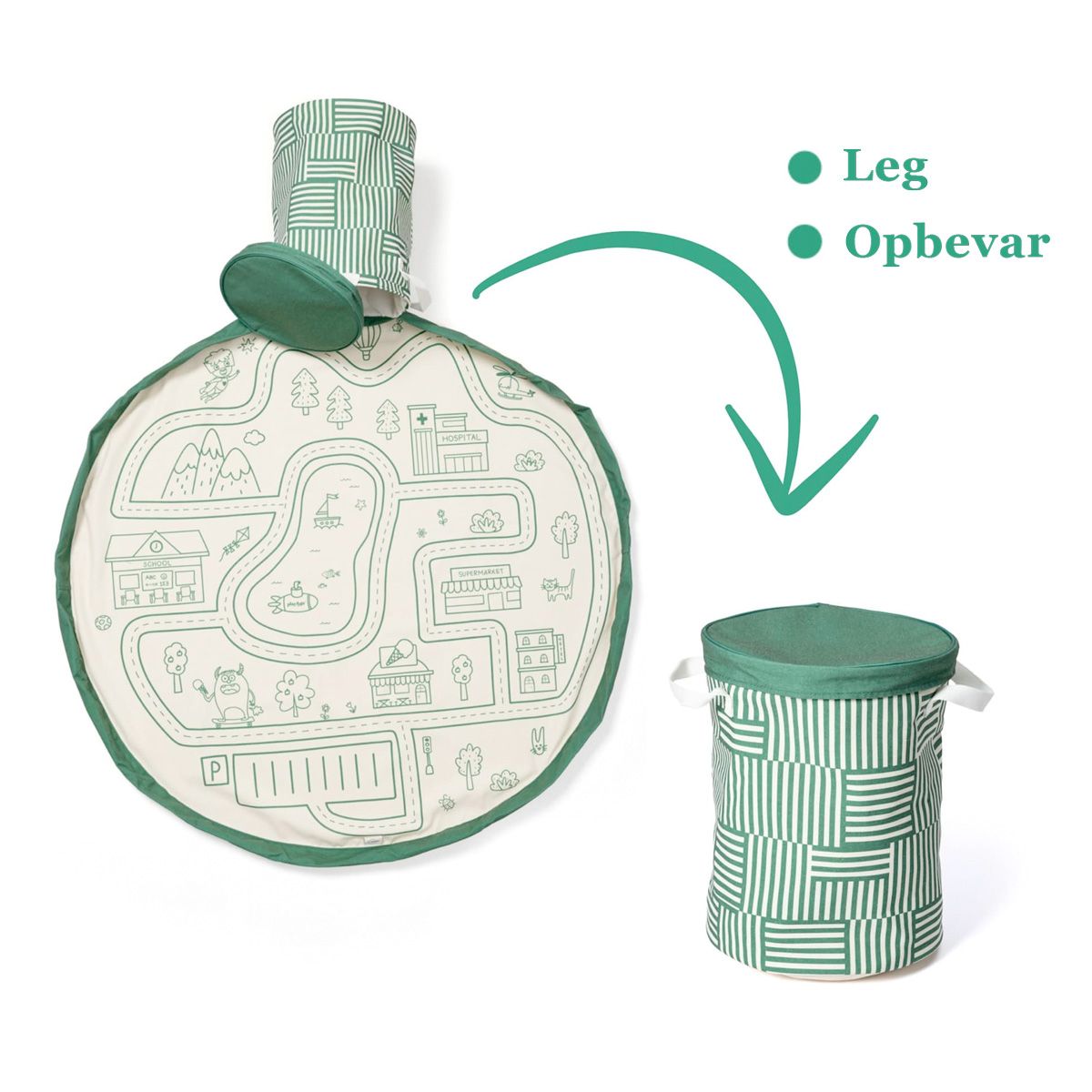 Soo by Play & Go Vejbane og opbevaring 2i1