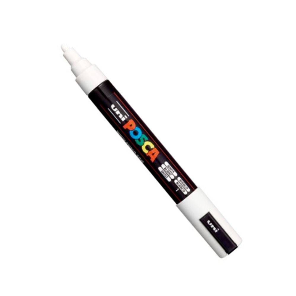 POSCA tusch PC-5M hvid løssalg