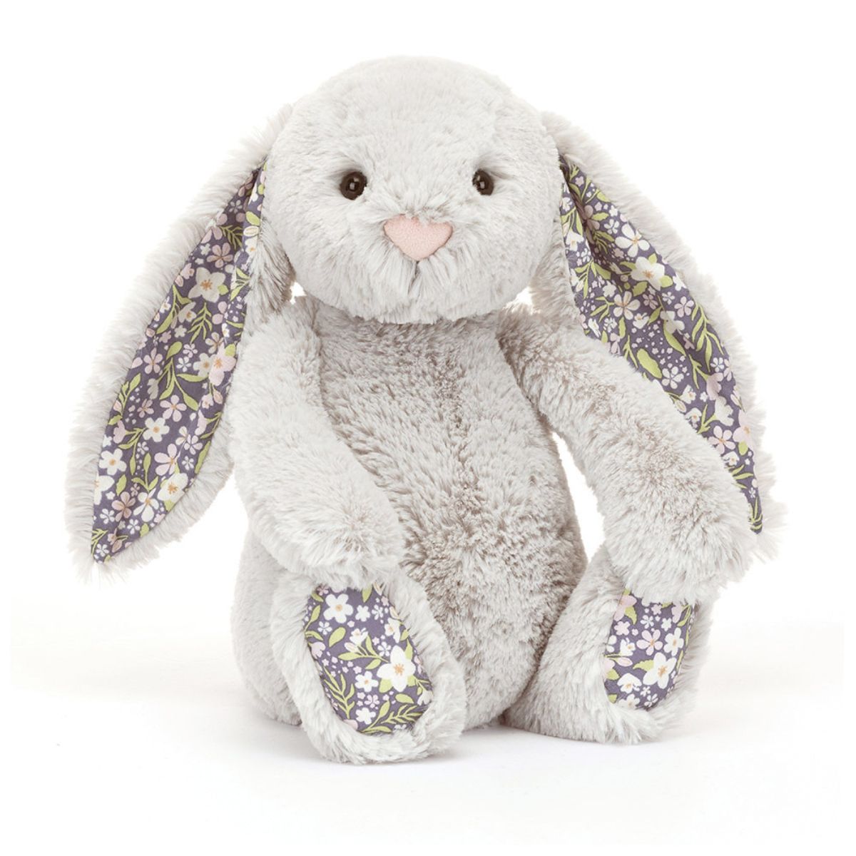 Jellycat Bashful kanin Silver 'Bloom' 31 cm