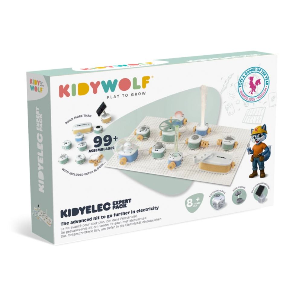 KidyWolf KIDYELEC-EXPERT - sæt med 18 dele