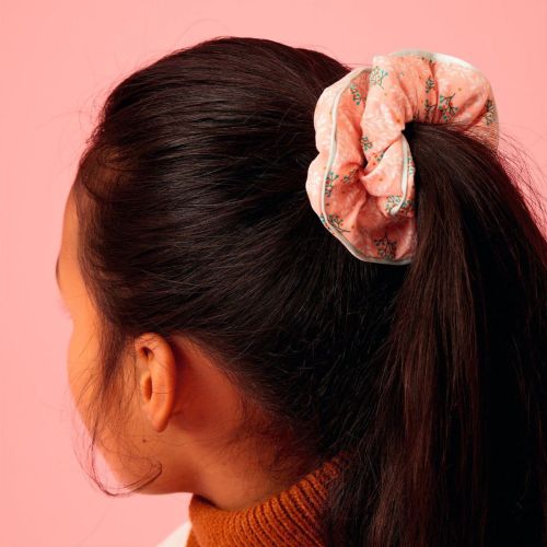 Hårelastik Scrunchie Plume Fleur