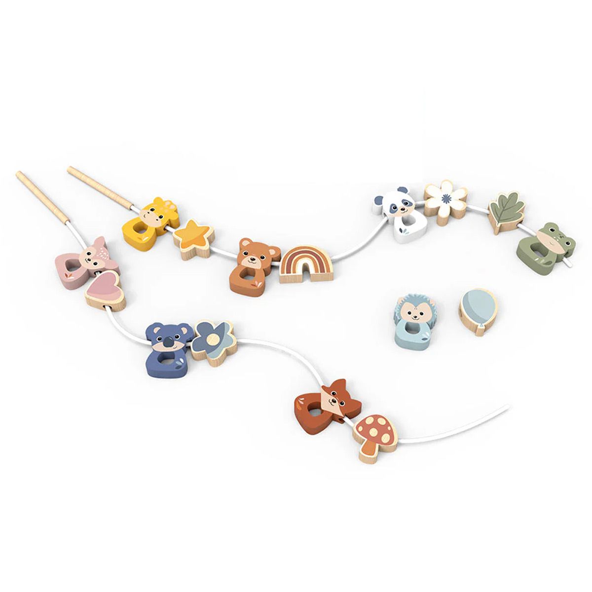 Speedy Monkey Mega træperler på snor