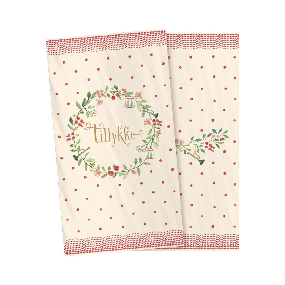 Maileg Serviet Large Tillykke