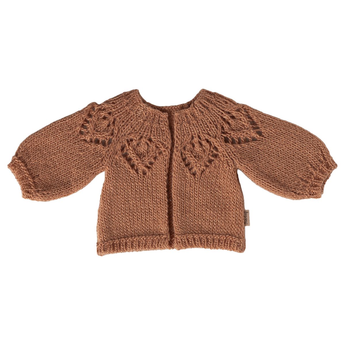 Maileg Strikket cardigan Size 3 i Gl rosa