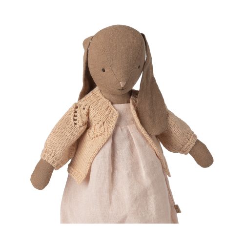 Maileg Strikket cardigan Size 3 i Lys rosa