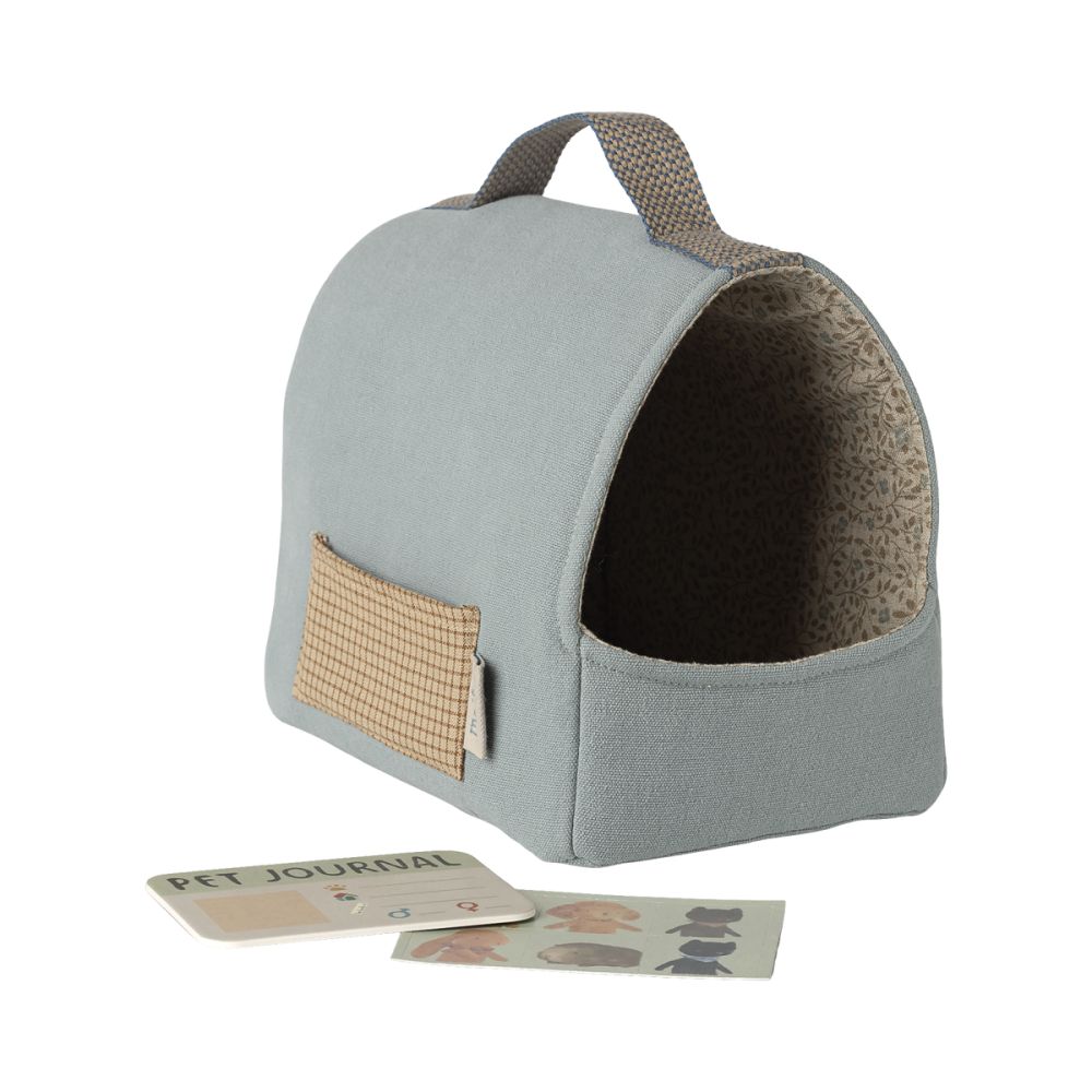  Maileg Hundetaske Lille i Blå (16-6915-01) 