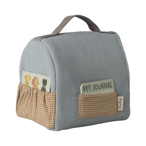 Maileg Hundetaske Lille i Blå