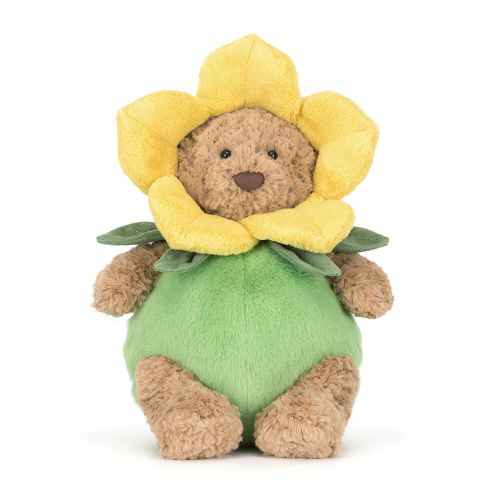 Jellycat Bartholomew Bjørn Daffodil blomster Outfit