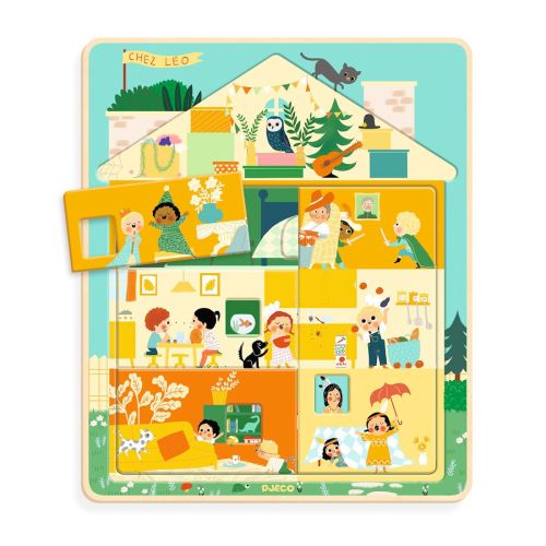 Djeco 3 lags puslespil - Liv i huset