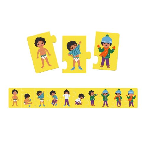 Djeco Puslespil lærespil - jeg tager tøj på 3+ 