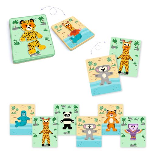 Djeco Inzebox Magnetisk leg Mix´n´match