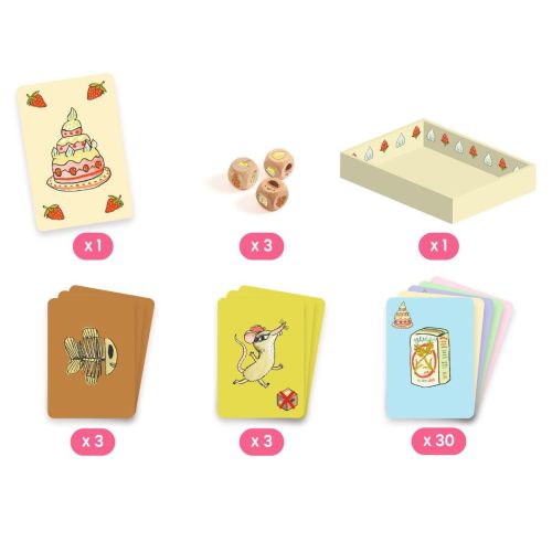 Djeco Kortspil Suger cake Bagekamp