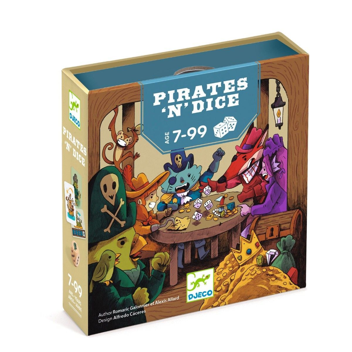 Djeco Kortspil PIRATES 'N' DICE