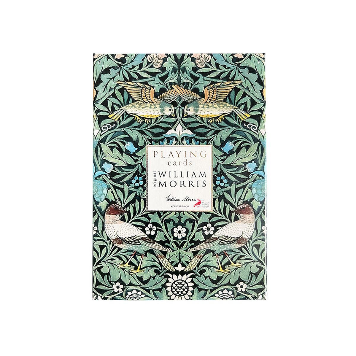 Spillekort William Morris Bird 2 pak